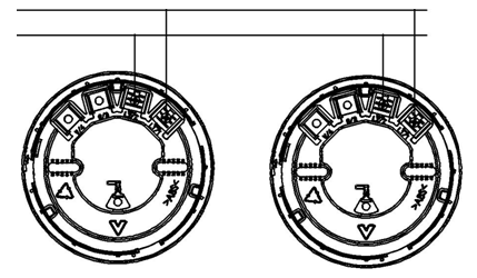 JBF5172火災(zāi)聲光警報(bào)器安裝接線